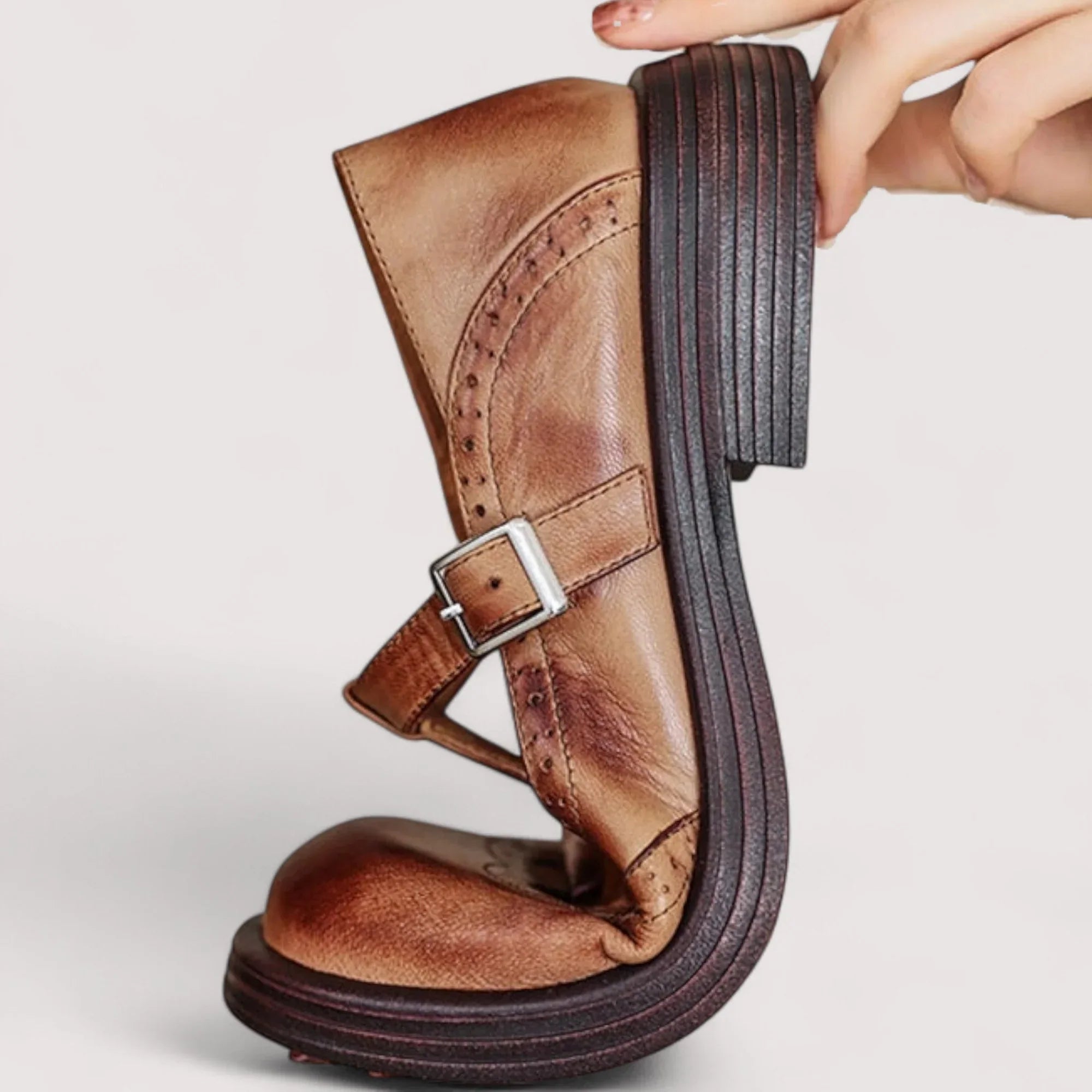 Delphine | Wide Fit Orthopedic Mary Jane Shoes