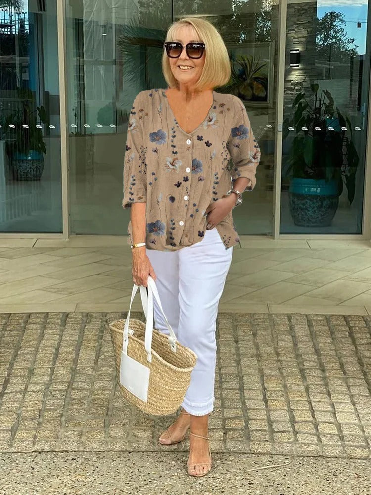 Sherry | Floral Print Top