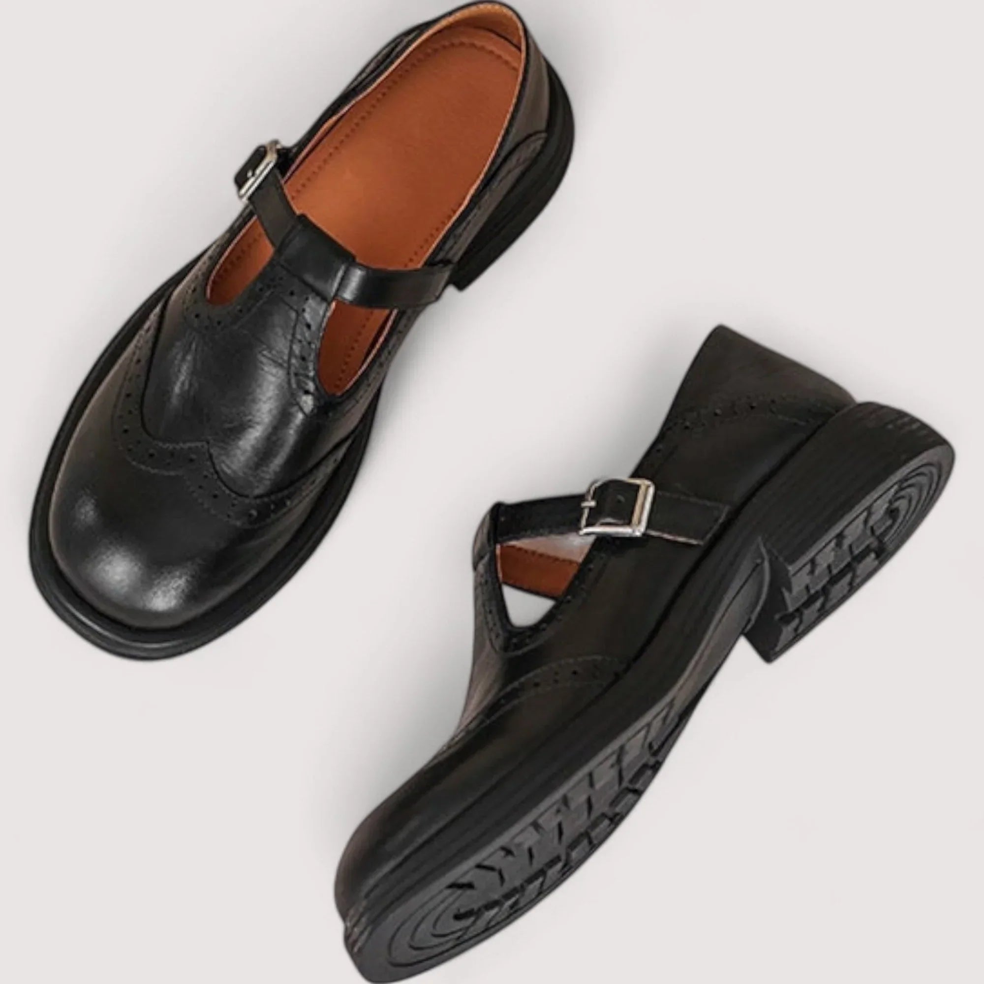 Delphine | Wide Fit Orthopedic Mary Jane Shoes