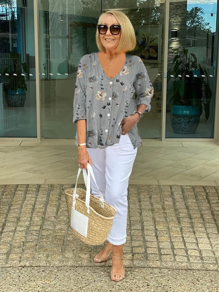 Sherry | Floral Print Top