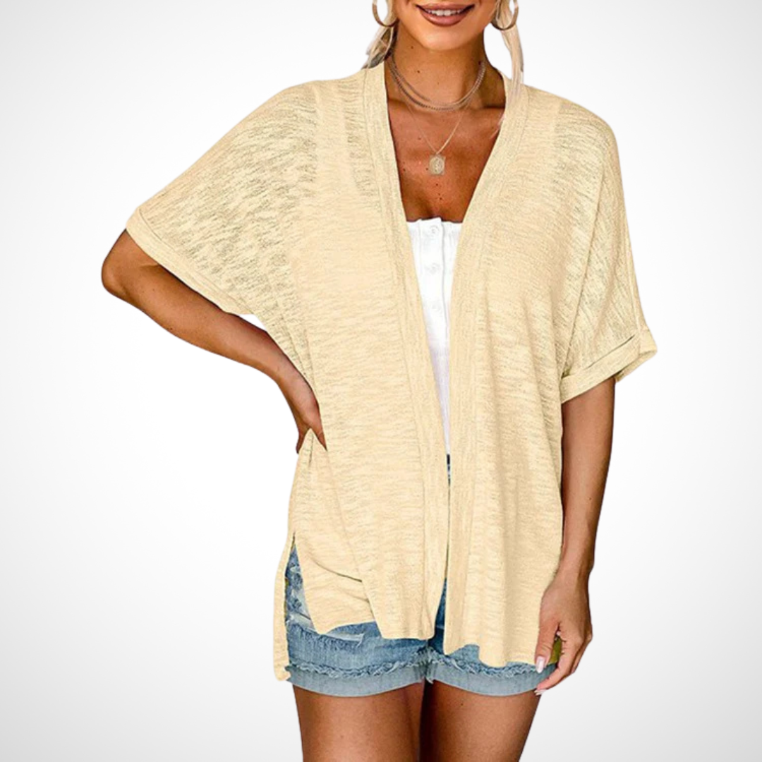 Ruth | Flowy Short Sleeve Cardigan
