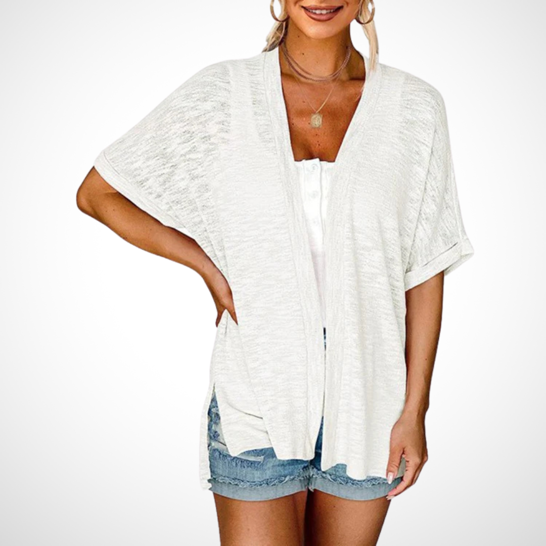 Ruth | Flowy Short Sleeve Cardigan