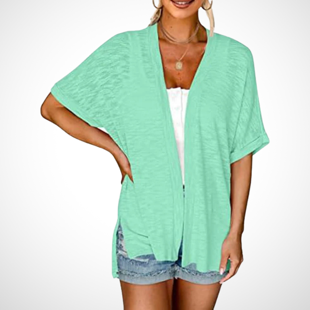 Ruth | Flowy Short Sleeve Cardigan