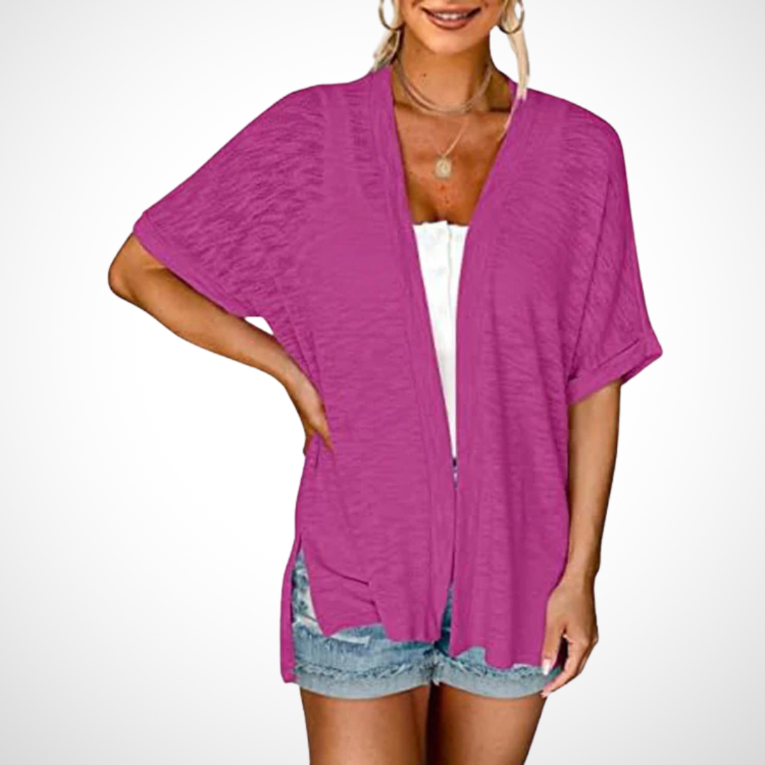 Ruth | Flowy Short Sleeve Cardigan