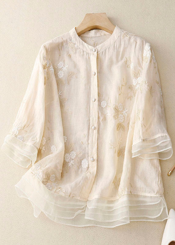 Kourtney | Embroidered Casual Blouse