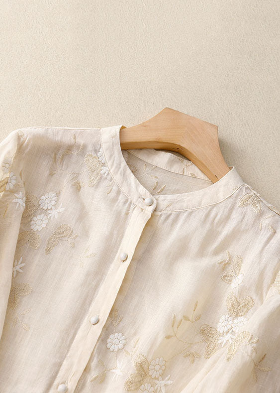 Kourtney | Embroidered Casual Blouse