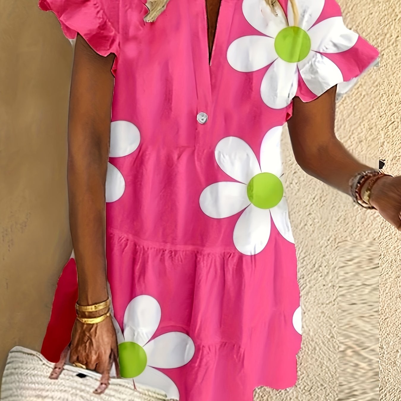 Beverly | Floral Curve Fit Blooming Style Dress