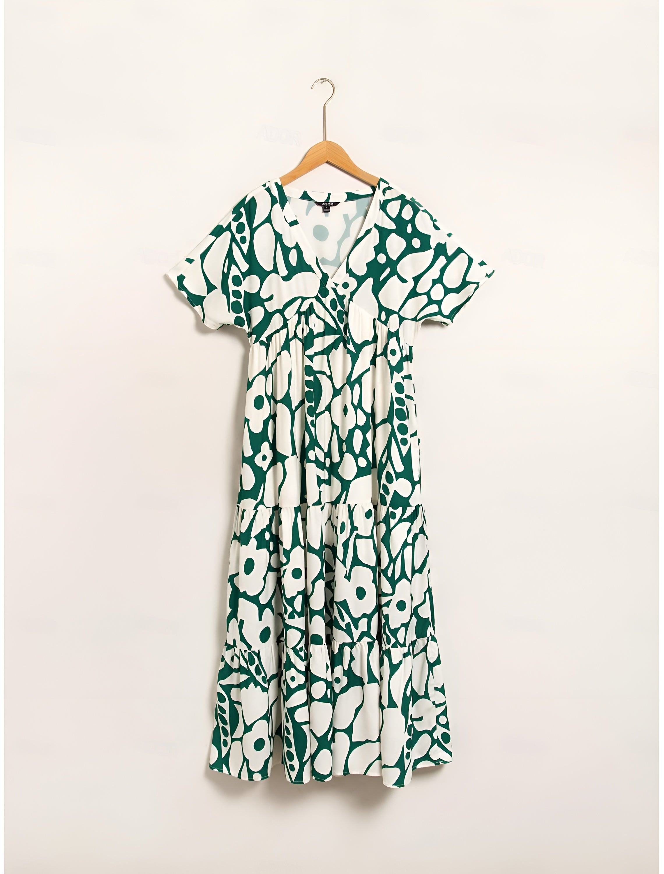 Joyce | Floral Puff Sleeve Flowy Maxi Dress