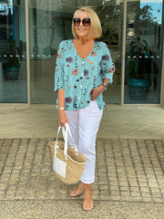 Sherry | Floral Print Top