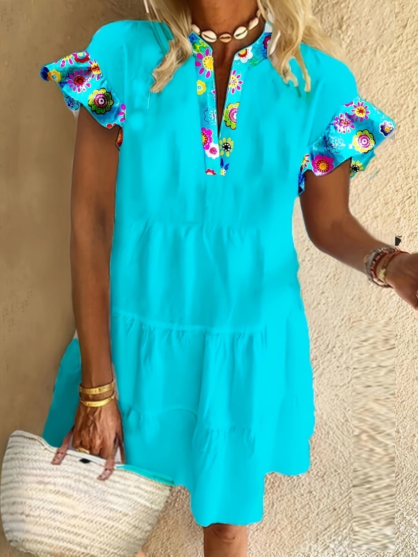 Karen | Lightweight Flare Boho Dress