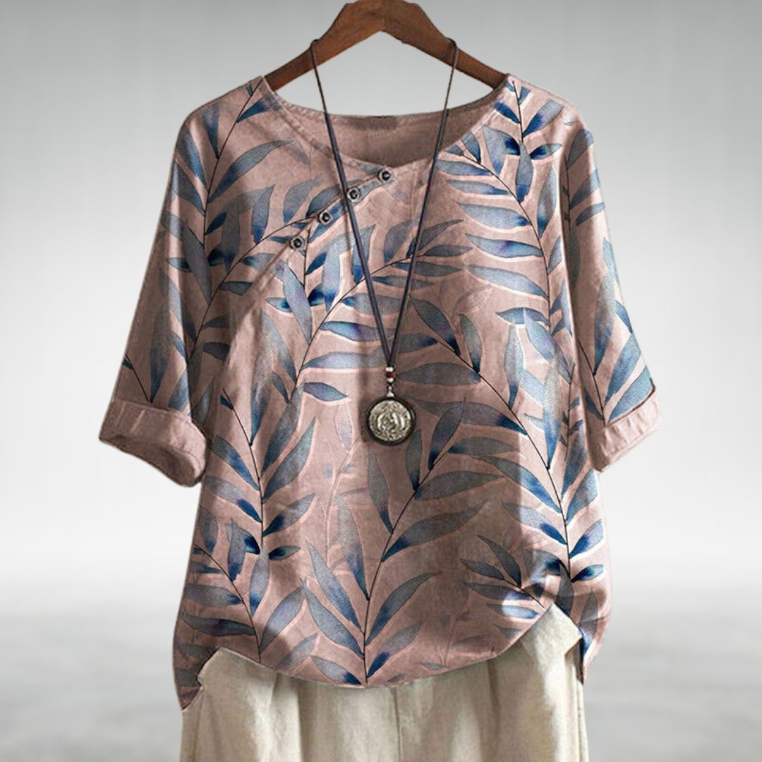 Toni | Chic Print Casual Blouse