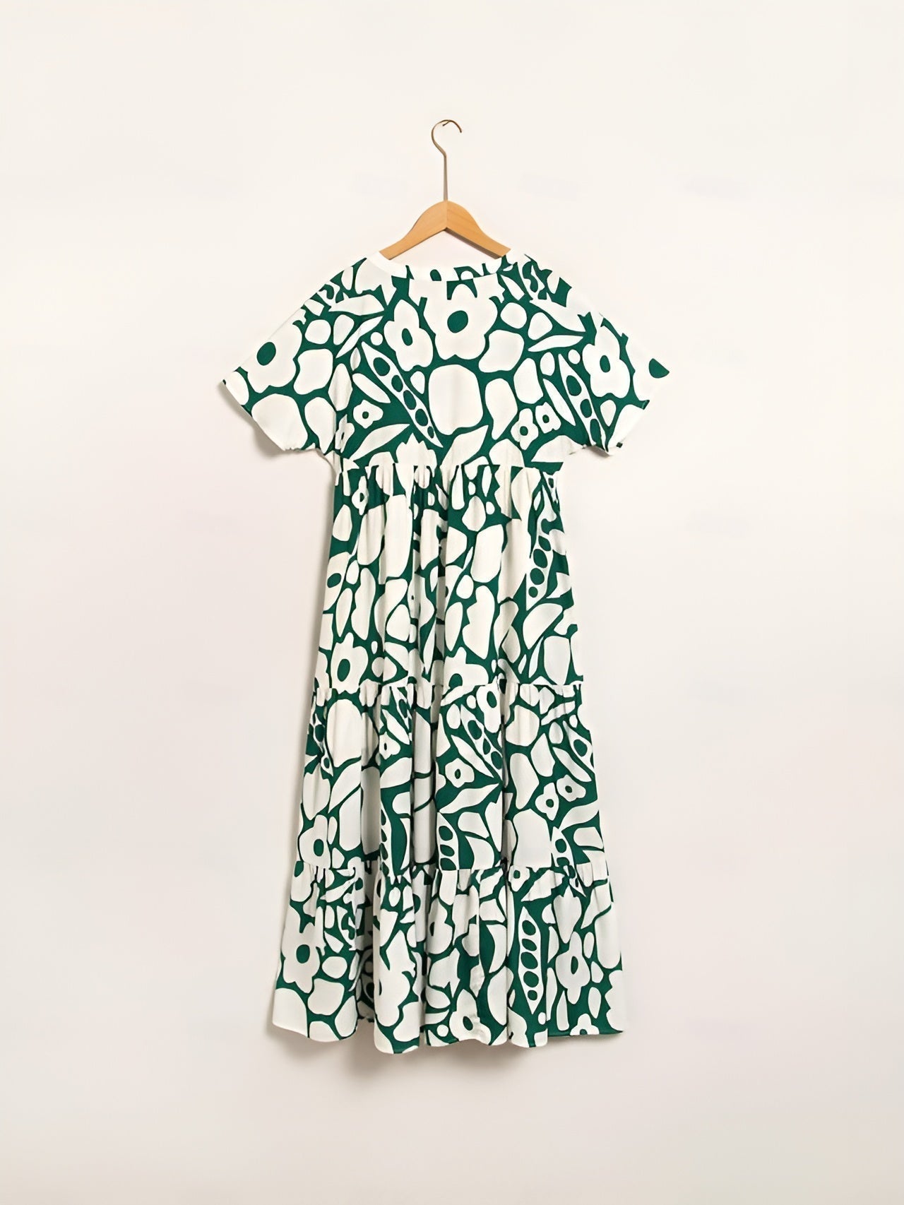 Joyce | Floral Puff Sleeve Flowy Maxi Dress
