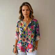 Arlene | Floral Print Smart Blouse